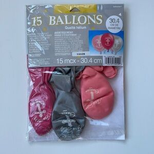 Holy Communion Helium Quality Balloons 15 in Package New in package